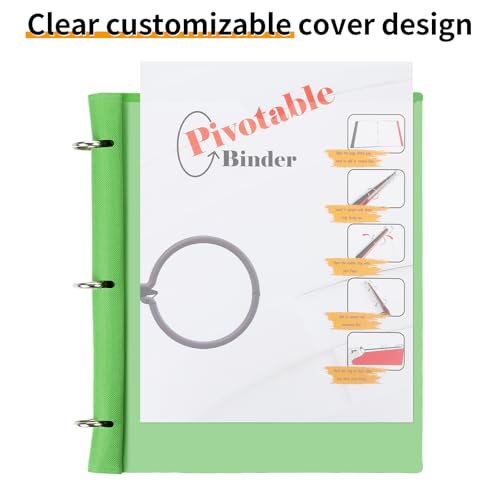 Smart Home 360° Pivotable Project Organizer Binder, 2 Pack Upgraded 3 Set