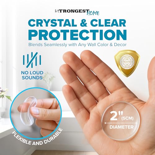 Minimalist STRONGEST HOME Wall Protector for Door Knobs,